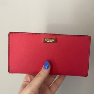 Red Kate Spade Wallet - Bi-Fold